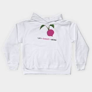 Unbeatable unbeetable vegetable pun Kids Hoodie